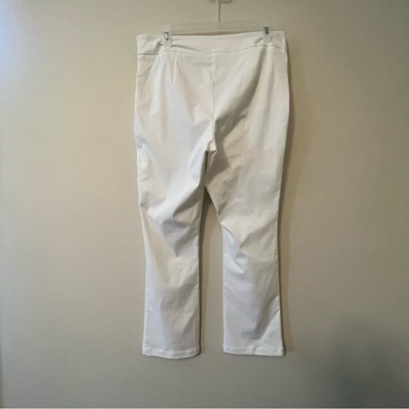 Nina Leonard Large Petite Elastic Waist Ankle Pant with Pockets - Picture 6 of 6